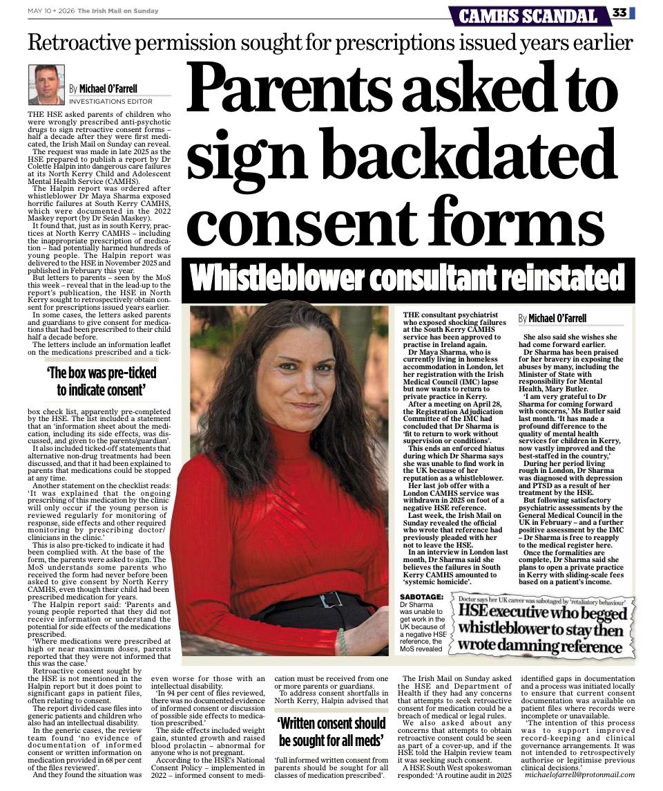 Peter Behan (Our Lady’s Hospice Whistleblower) tweet media
