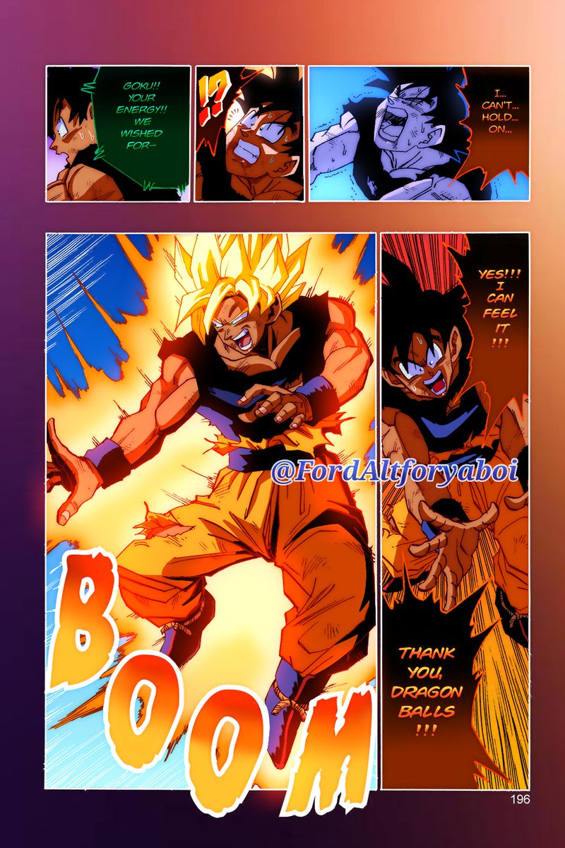 Thank you, Dragon balls!!!” DB Ch.516 coloring #dragonball