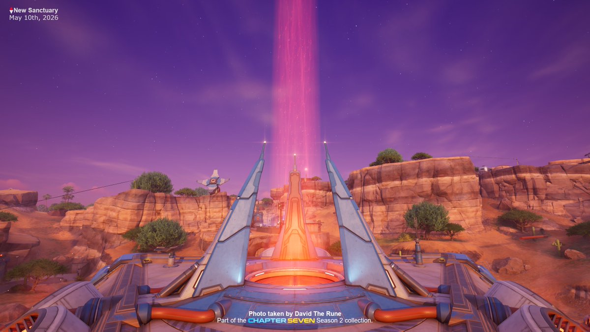 DavidTheRune's tweet photo. The Seven's New Sanctuary vortex is now always active, and I just realized that from the right angle, it— https://t.co/bgBxCYspcS
