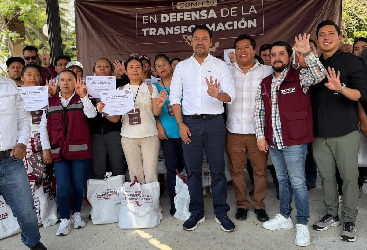 agustingc2012's tweet photo. Con la presencia de nuestros compañeros @A_Villegas_Men,  presidente del Consejo Estatal y @addi_cesar, coordinador de organización, este sábado se instalaron los #ConsejosMunicipales de @MorenaPuebla en: Chichiquila, Chietla, Coyomeapan, Huejotzingo, Ixcamilpa de Guerrero, Naupan, San Pablo Anicano, Tecamachalco, Tepemaxalco, Tlacotepec de Benito Juárez, Totoltepec de Guerrero, Xochitepec y Zapotitlán 
Desde abajo y a la izquierda, construyendo la victoria del 2027
#ElPuebloOrganizado
#EnDefensaDeLaSoberania