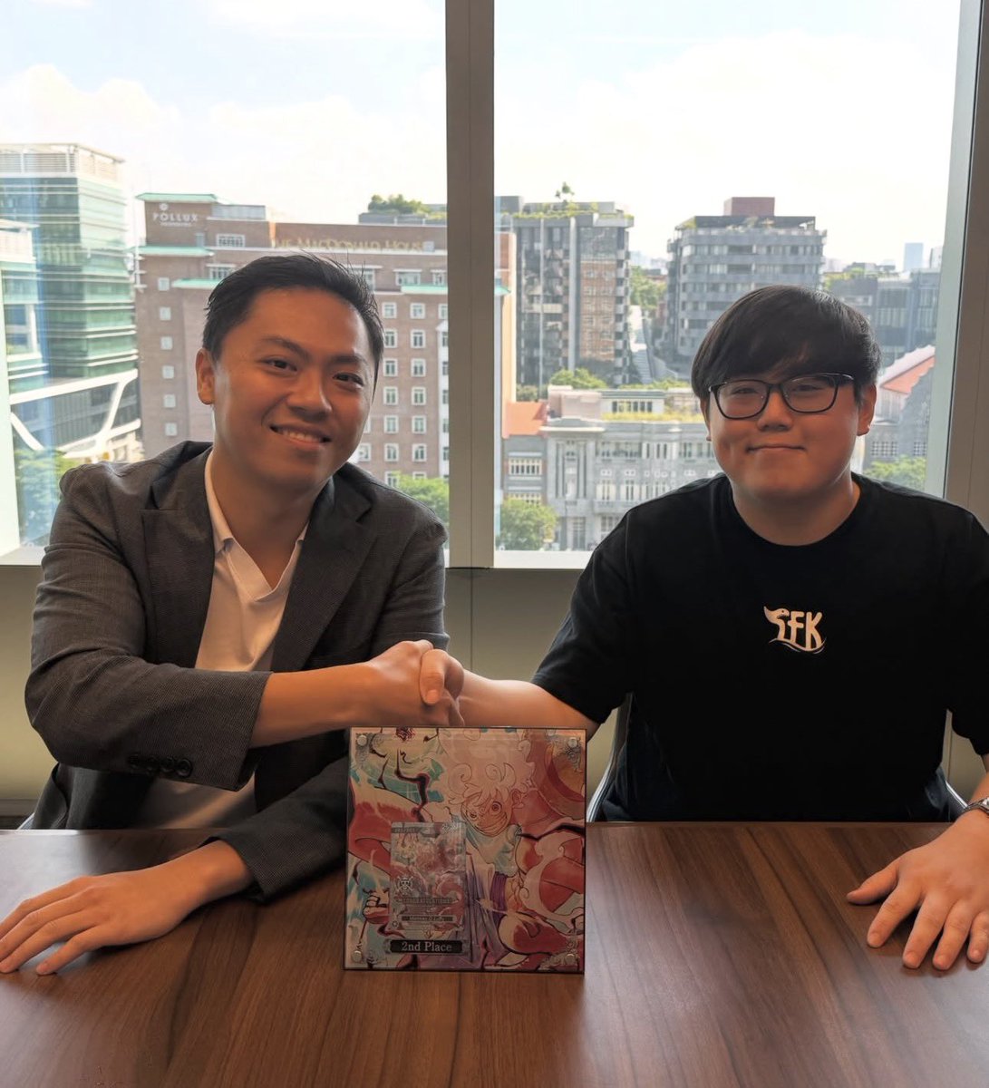 The OPTCG World Championship 25-26 2nd Place Silver Luffy Card has