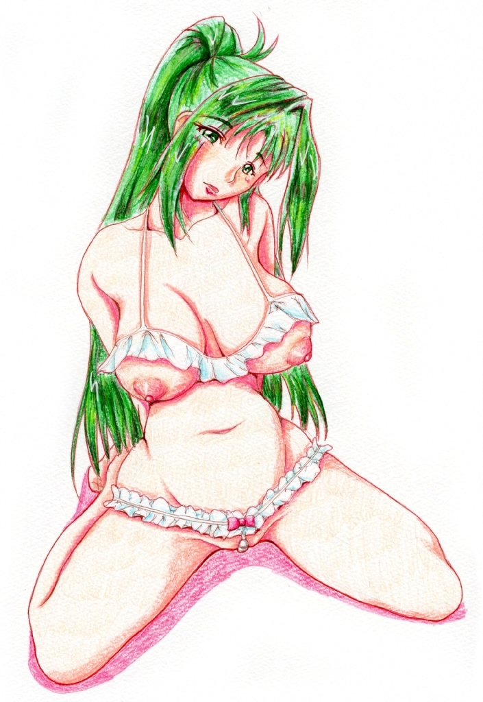 #母の日 
#過去絵 
はい今日は母の日ということでね、リンディさんをですね ←…母の日は母親に感謝する日なんだが? ←すばらしい痴態を見せてくれることに感謝! ←リンディ茶で溺れてしまえ! 