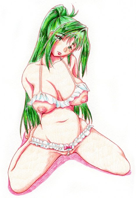 #母の日 #過去絵 はい今日は母の日ということでね、リンディさんをですね ←…母の日は母親に感謝する日なんだが? ←すばらしい痴態を見せてくれることに感謝! ←リンディ茶で溺れてしまえ!