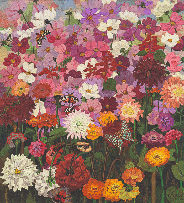 marysia_cc's tweet photo. Flowers and Moths by Cedric Morris https://t.co/dCzhg31R24