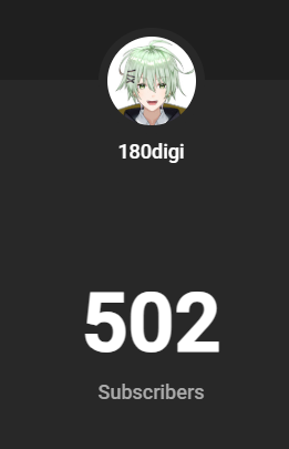 180digi's tweet photo. 500 youtube subs baybee! thank you!

#vtuber #malevtuber #smallstreamer #smallyoutuber #youtuber https://t.co/D3kibcETMo