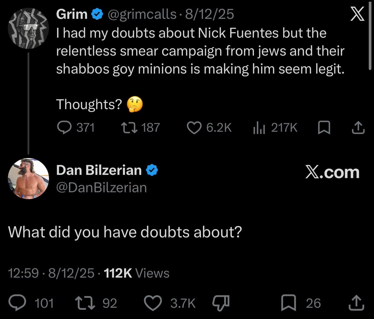 Grim tweet media