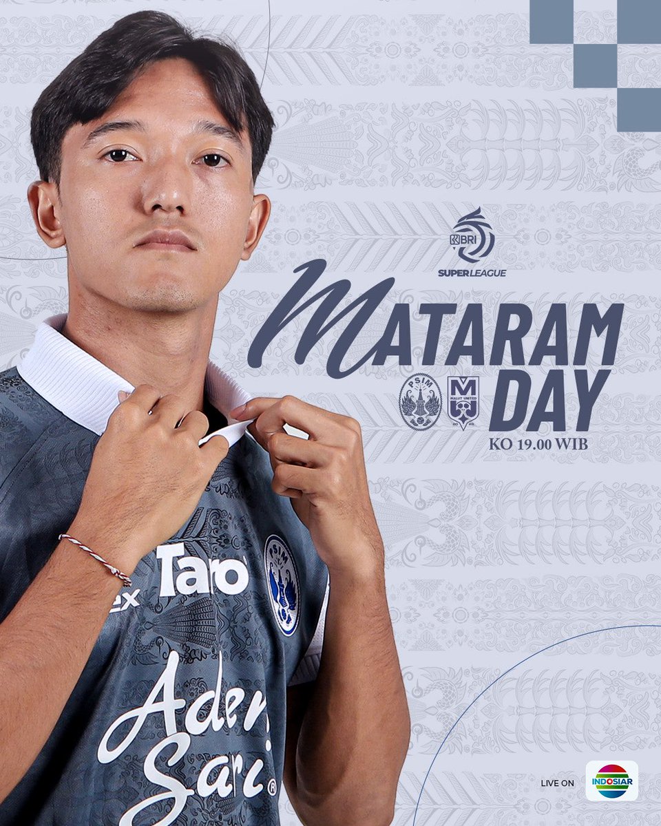 𝑻𝑶𝑫𝑨𝒀 𝑰𝑺 𝑴𝑨𝑻𝑨𝑹𝑨𝑴 𝑫𝑨𝒀! 🔵⚪️

#PSIMJogja
#StrongerThanEver
#MataramDay