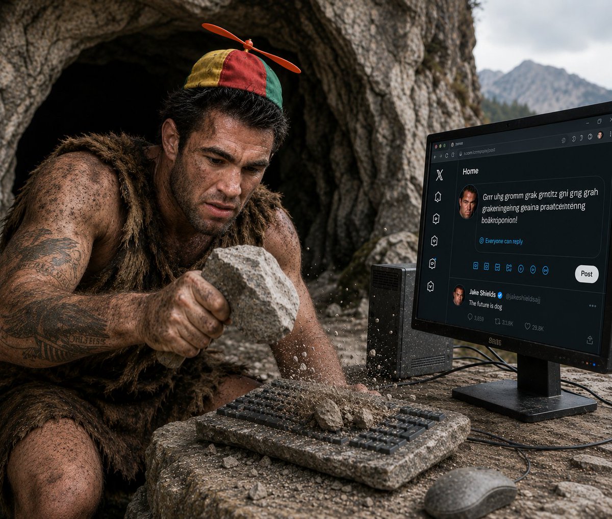 Jake Shields Trying to Spell tweet media
