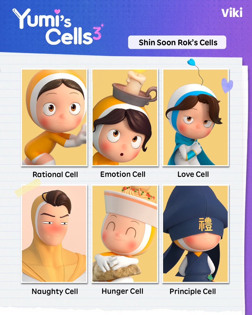 POV: your emotion cell is working overtime after watching #YumisCells3 🧠💘✨. Swipe through for the ultimate cell guide for #KimGoEun and #KimJaeWon 👀🫶