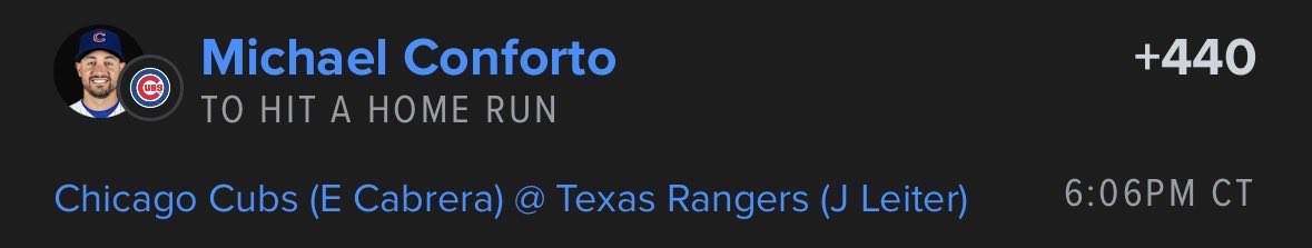 cookitup31's tweet photo. Conforto is the hubs #3 pick today.. $50 to TWO random people who like this and drop Cash App when we SMACK

https://t.co/pkRg9syAcU https://t.co/PaiFTx20FQ