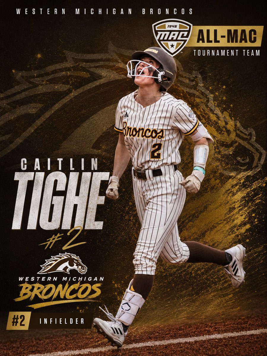 Time34T's tweet photo. One hell of a MAC tournament run by the @WMUSoftball team and @ctighe33 https://t.co/VdONkjYHbD