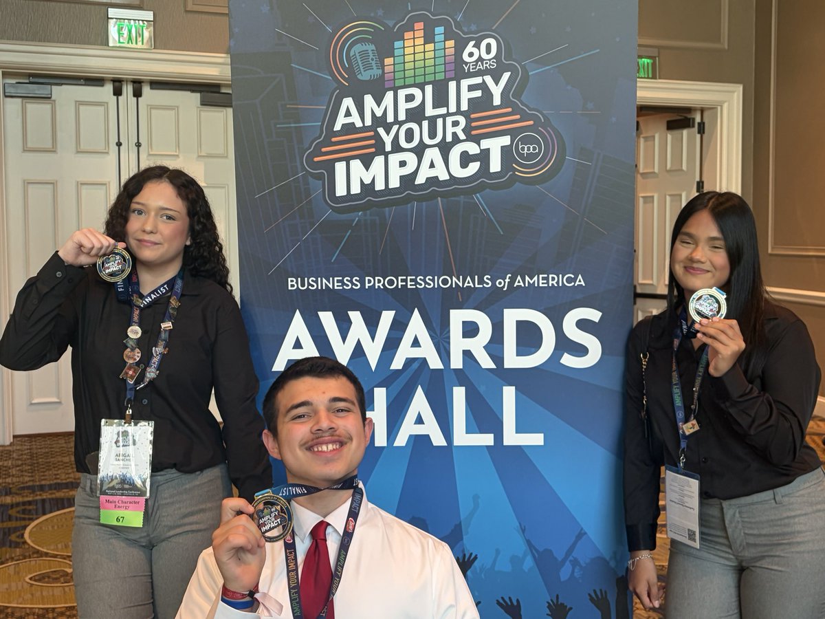 AdamRGoebel's tweet photo. Our @Lamar_MS BPA Administrative Support Team finished as National Finalists in Nashville. https://t.co/mXUmNJCe71