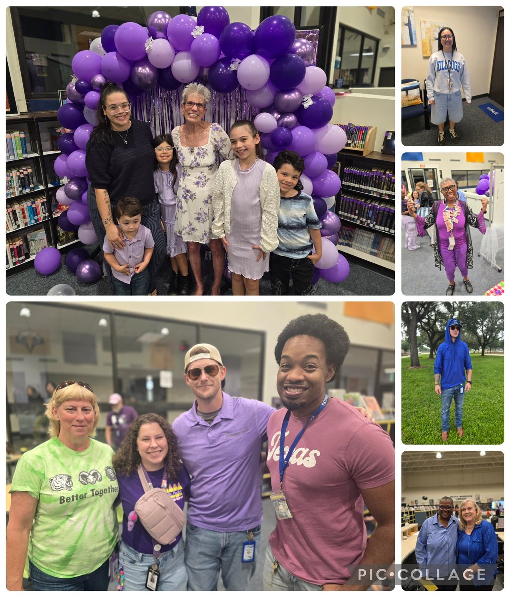 PrincipalDuncan's tweet photo. Such fun times at @KilloughEagles last week! There was everything from music trivia challenges, Dress Like A Student Day, Rock/Paper/Scissors Challenges, and we even celebrated a retirement during Teacher Appreciation Week! #KMSFamily 💙💛 https://t.co/0AN1i0wMgK