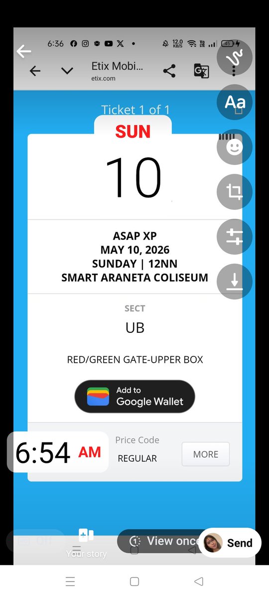 McdMmncd's tweet photo. cnu po gusto manuod ng asap mamaya di kc ako mkakanuod eh my biglaan emergency ,free tcket po upperbox nga lang https://t.co/kRhNv6bSrE