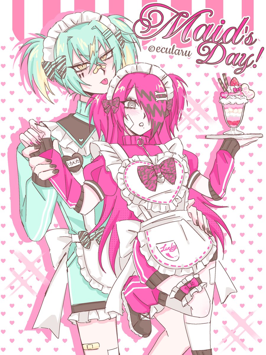 𝜗𝜚˚⋆ 𝓜𝓪𝓲𝓭 '𝓼 𝓓𝓪𝔂  ! 🍮
⏔⏔⏔ ꒰ ᧔ෆ᧓ ꒱ ⏔⏔⏔

วันเมดเราไม่มีทางพลาด ขอมาเสิร์ฟต๋าเอมะเมดเทนชิค่ะ :3 สีชุดเรฟมาจากรูปสวีทโลลิต้าที่เคยวาดเพราะช่บมาก รับอะไรดีฮ้าฟนายท่าน ☆(ゝω·)v

#kotokengallery 🎧💌 
#พาราไลฟ์ยูเมะ #prli夢