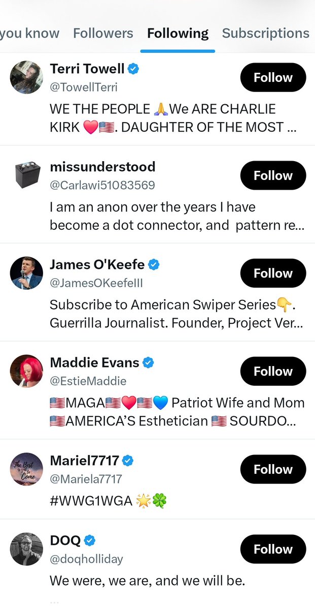 Delta5by5Dawn's tweet photo. @vincent_fusca @ECBovey Serious question. Why is Michael Flynn the first person you followed, yet you don't follow @POTUS or @realDonaldTrump?
Because you're nothing more than a #FlynnNetwork stooge. @MrsCsCookies 👀 https://t.co/Yk6TnOdn9k