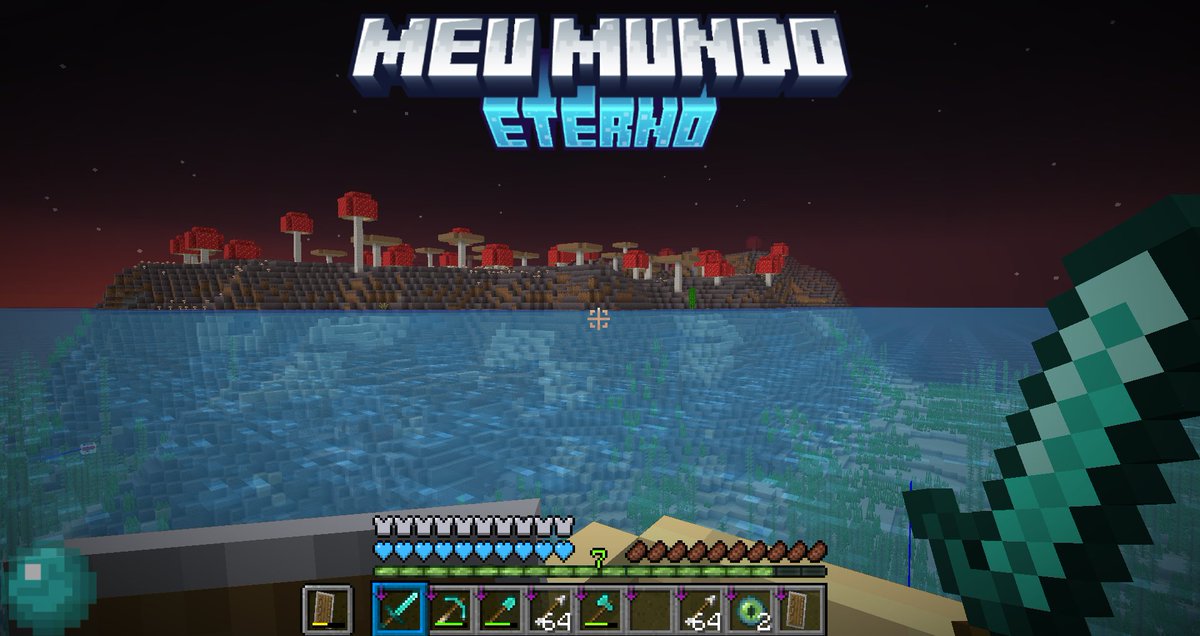 SrSlimeat's tweet photo. 🍄Tava indo atrás da Stronghold… mais olha só o que eu achei no caminho...

Qual era a chance disso acontecer? 💀

#Minecraft #MinecraftSurvival #MushroomIsland https://t.co/KjQMiN7uPy