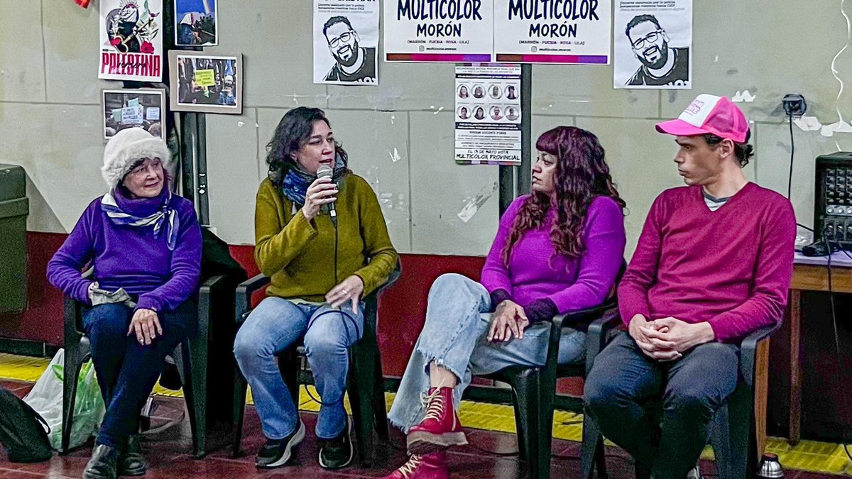 NathiGonzalezS's tweet photo. Está tarde en Unión Ferroviaria participamos de la mateada de cierre de campaña de Multicolor #Moron acompañando a nuestra compañera @EstecheJor, candidata a sec gral. Vamos este 13/5 a recuperar nuestro sindicato para luchar por salario y presupuesto educativo. https://t.co/a9Tlc16por