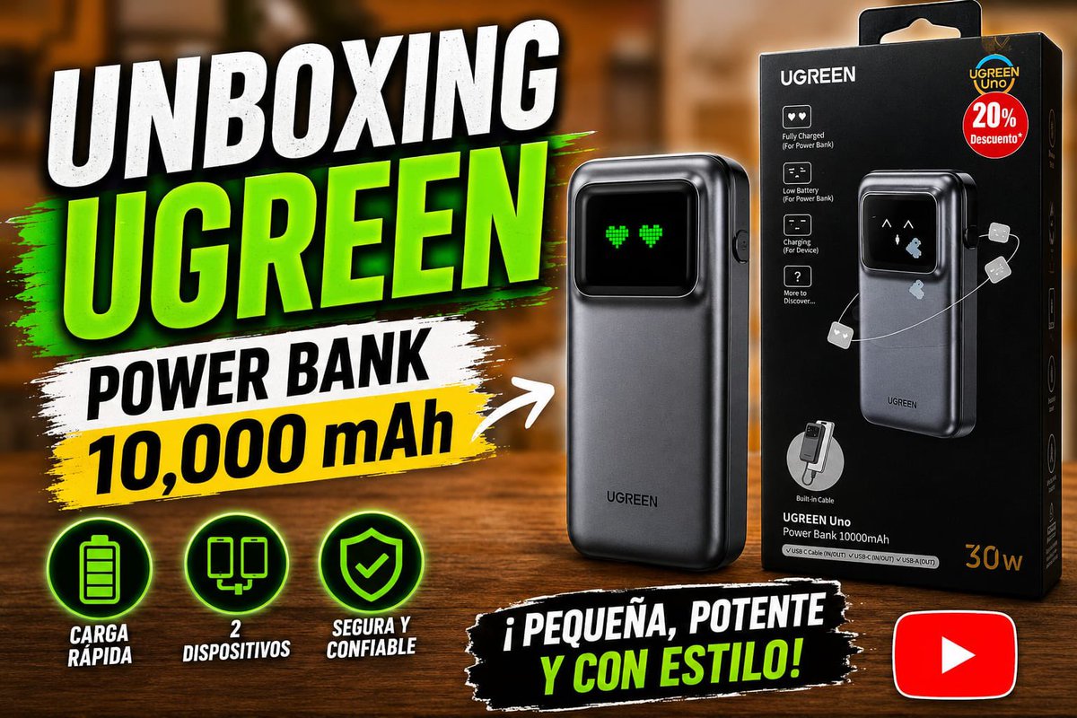 technofacil's tweet photo. NUEVO VIDEO EN YOUTUBE

https://t.co/Zy44qiyFqz

#ugreen https://t.co/ZS4l9S2HS7