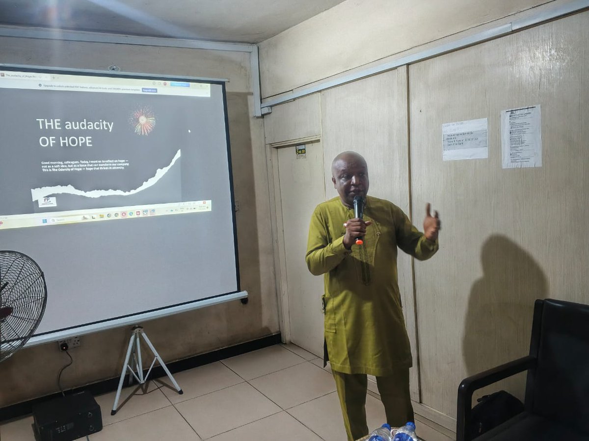 firstpowerdisco's tweet photo. FIRSTPOWER BOSS TAKES MESSAGE OF HOPE, TRANSFORMATION AND SELF-DEVELOPMENT TO OGBARU DISTRICT STAFF

May 9, 2026

Read up on our Facebook page via:
https://t.co/a9Bopir4BZ https://t.co/8fqBr40i8S