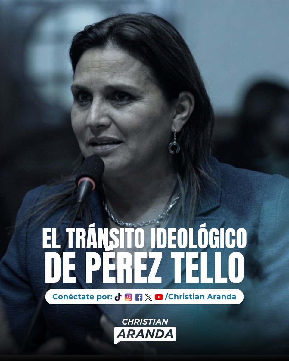 carandavas's tweet photo. La trayectoria de Marisol Pérez Tello dentro del Partido Popular Cristiano siempre evidenció una tensión difícil de ocultar entre la tradición socialcristiana del partido y sus propias convicciones políticas. Mientras el PPC apelaba a la prudencia, la continuidad histórica y los valores de la DSI, su discurso iba acercándose cada vez más a una visión progresista centrada en agendas culturales y una noción líquida de los derechos humanos.

Con el tiempo, aquella diferencia dejó de ser secundaria y terminó convirtiéndose en una ruptura ideológica evidente. Bajo un lenguaje de moderación e institucionalidad, Pérez Tello acabó representando una sensibilidad política mucho más próxima al progresismo contemporáneo que al electorado de centroderecha que alguna vez dijo representar.