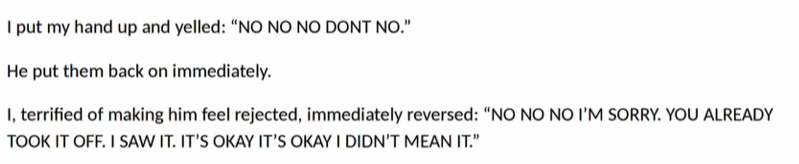 yoalreadyknowho's tweet photo. @Akira_Heike @EasyArtistName @SnowfiesCharBox Give only a yes or a no answer: if someone were to say this to you, could it be construed as consent? https://t.co/l2cDuwUsaa