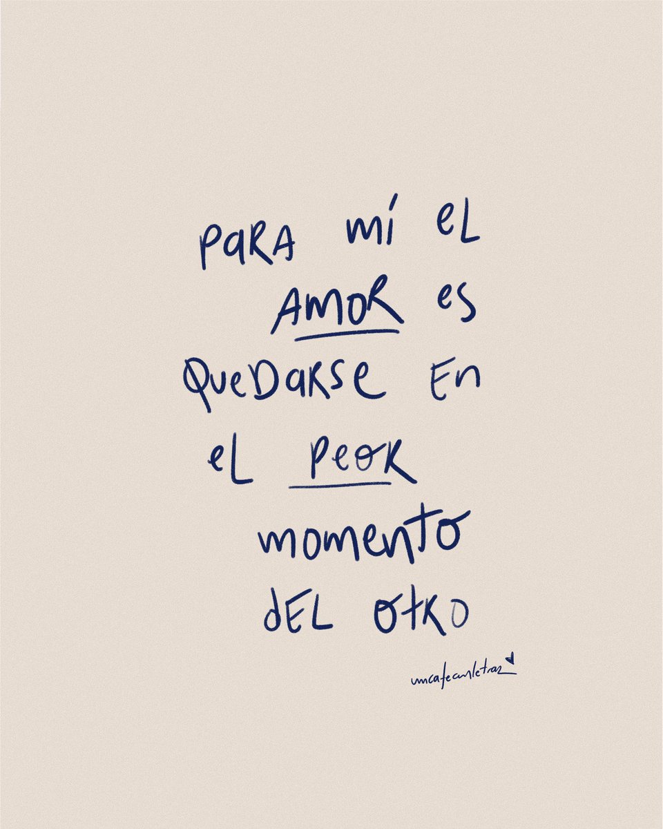 si no es así no es amor