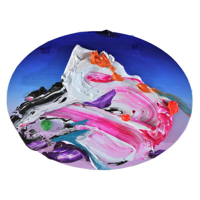 BORDERS 061323 oil on canvas 180×240mm 2023