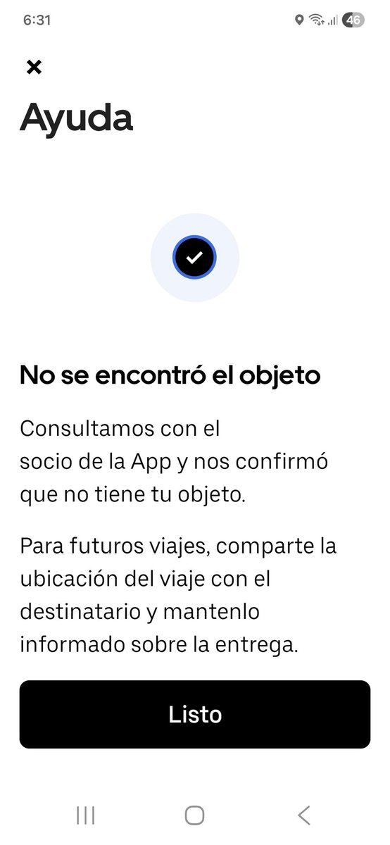 DavidPaezG's tweet photo. @sicsuper @Uber_Col  en el servicio de mensajería, en el que no se entregó en destino final el paquete, la respuesta es 👇 https://t.co/PiFlshE6F4