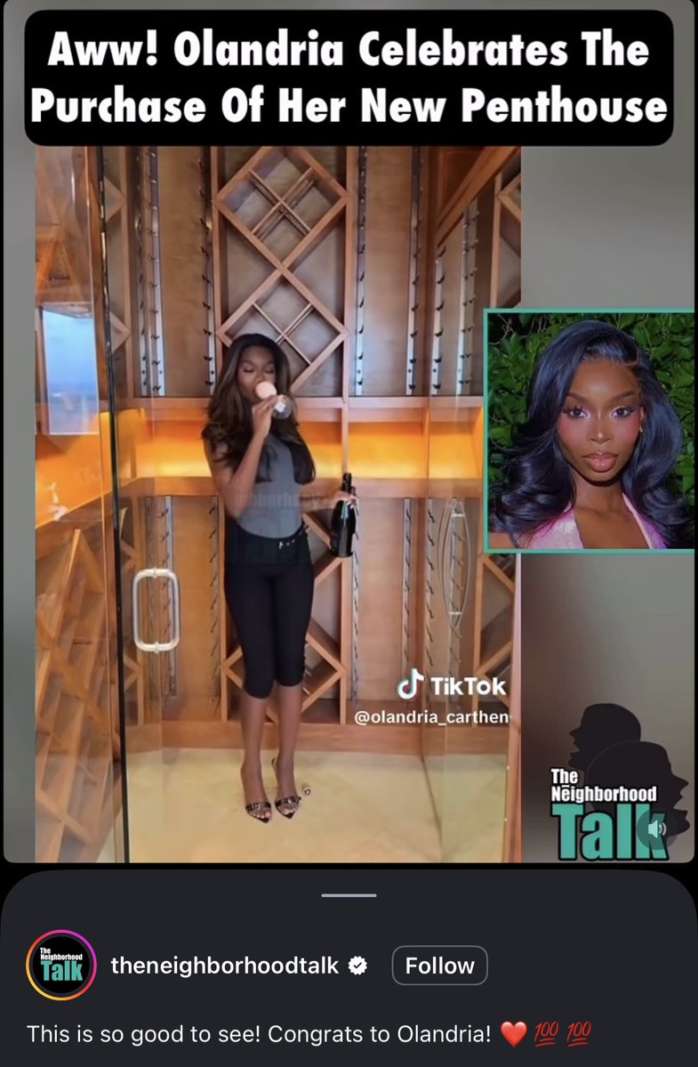 The Neighborhood Talk posted Olandria getting her #penthouselandria