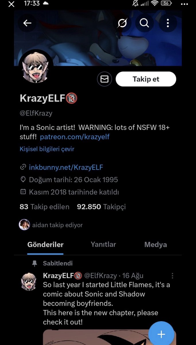 .<a href="/aidan7501/">aidan</a> Why do you as a 20+ year old man follow accounts that target pedophiles and post underage animated child 🌽? Makes sense considering ur recent tweets about Olivia and ur obsession with sexually harassing billie Eilish and her brother. Disgusting fuck.