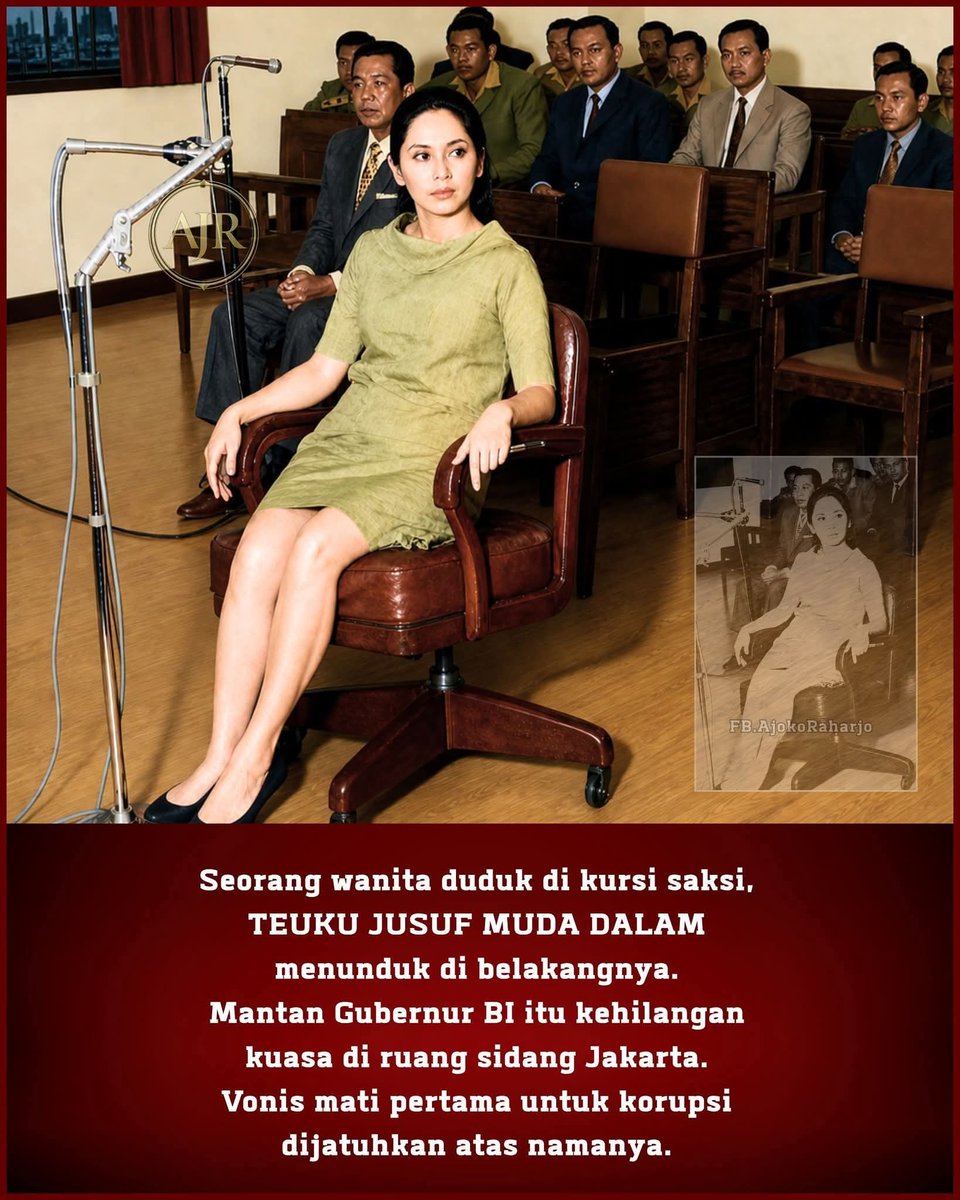 09.20 pagi, ruang sidang itu mendadak kaku saat ALICE ELISABETH VAN DE WETERING duduk terlalu tenang—sementara di belakangnya, TEUKU JUSUF MUDA DALAM menunduk, seperti memilih tidak lagi melawan.

Mikrofon tua menghadap lurus ke wajah Alice.  
Kursi kayu berderit pendek.