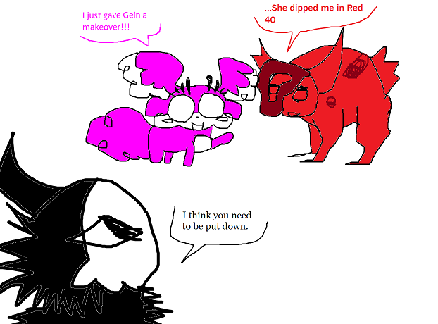 RWZoopLizard's tweet photo. pepto bismol marshmallow and red 40 gein. also morana is there
#mewgenics #mewgenicsfanart https://t.co/QGGJVmno71