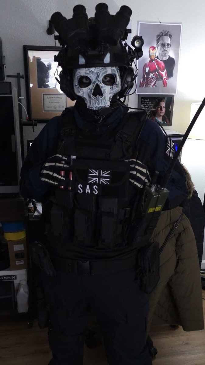 SarahPo94's tweet photo. “Ghost you comin?

“No.” #Ghost #SimonGhostRiley #Modernwarfare #cosplayㅤㅤㅤㅤㅤㅤㅤ #CallOfDuty https://t.co/P9G4LdwQDD