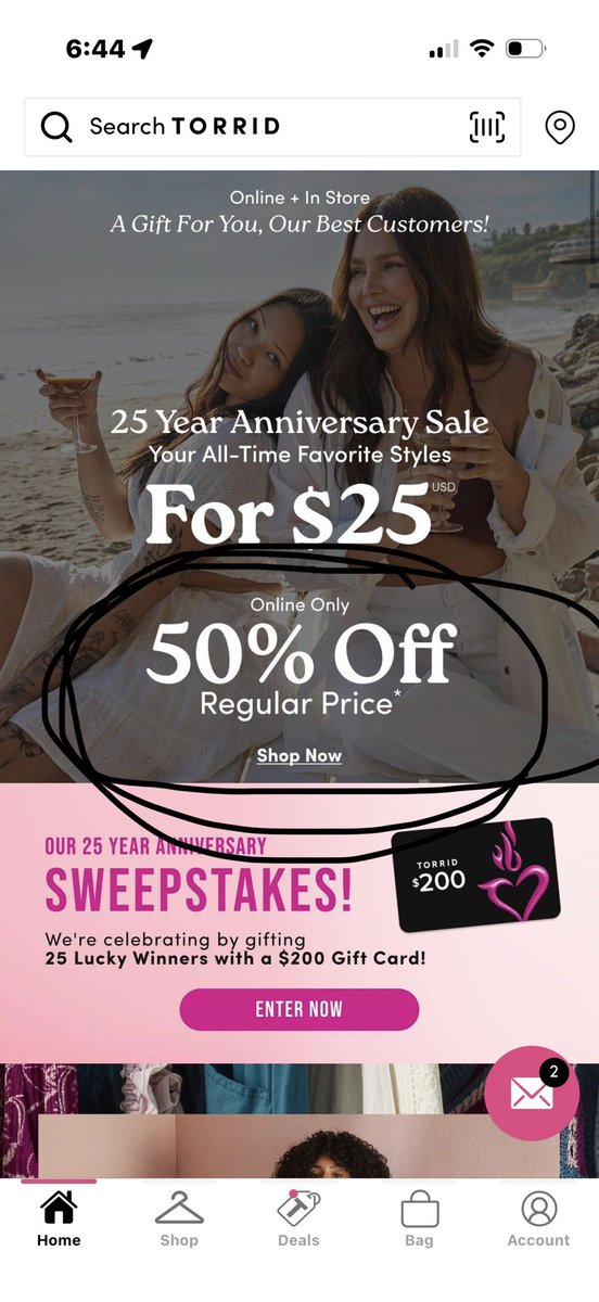 KendraWithPets's tweet photo. @Torrid Yo…advertise 50% off and then actually offer 40%. 🤔 How does that work??? https://t.co/cVgZKVyL58