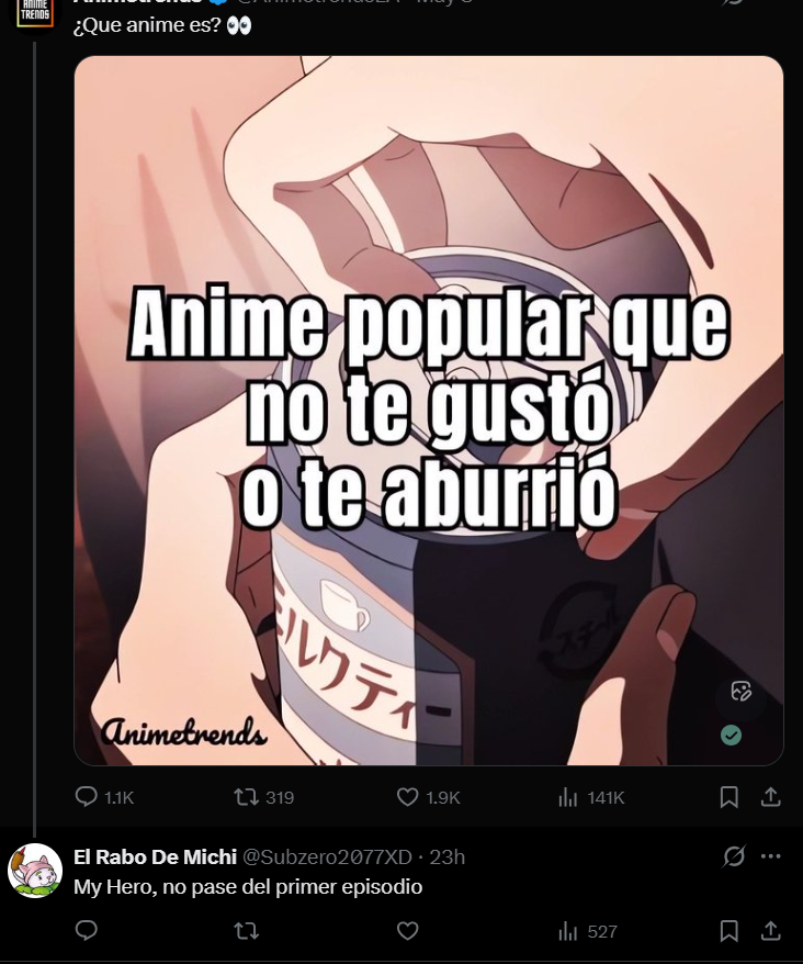 MHA Hater Out Of Context tweet media