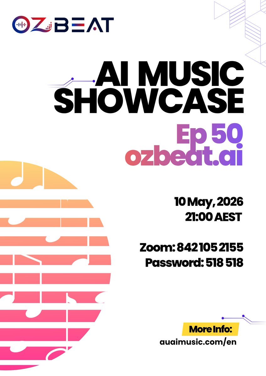 Australian AI Music Alliance tweet media