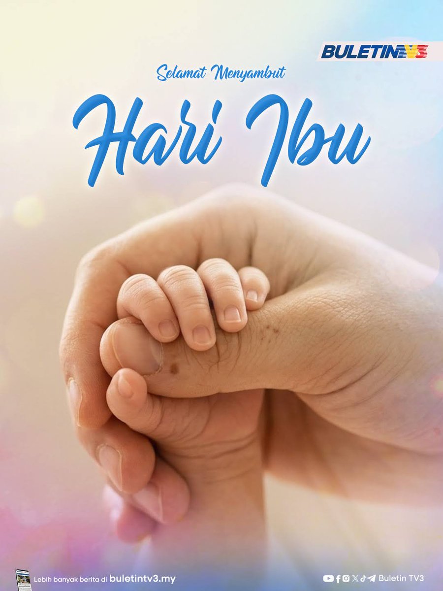 BuletinTV3's tweet photo. Selamat Hari Ibu kepada semua wanita yang bergelar ibu. #BuletinTV3 #HariIbu https://t.co/5zU6mQaIpt