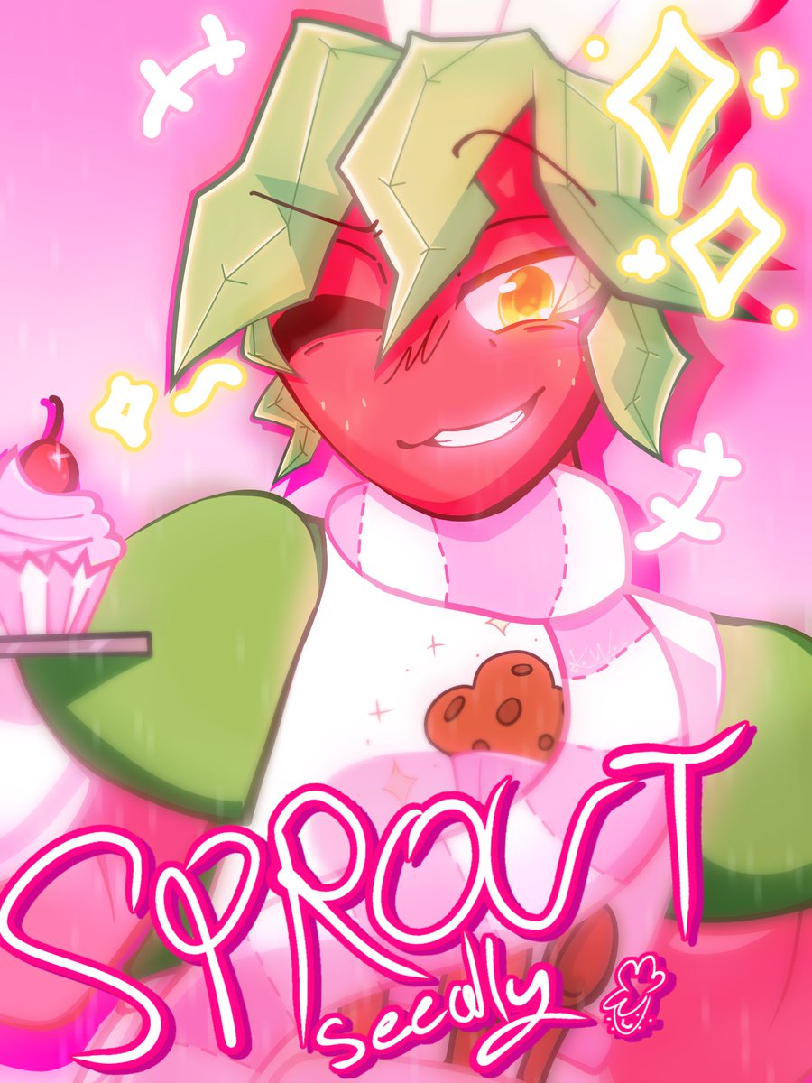 KarMarWinTer's tweet photo. “Have some sweets! This will make you happy!”

Made smth for Sprout’s TOTW for funsies kinda late to post but whatever
#dandysworld #dandysworldfanart https://t.co/mExcGEXzTy