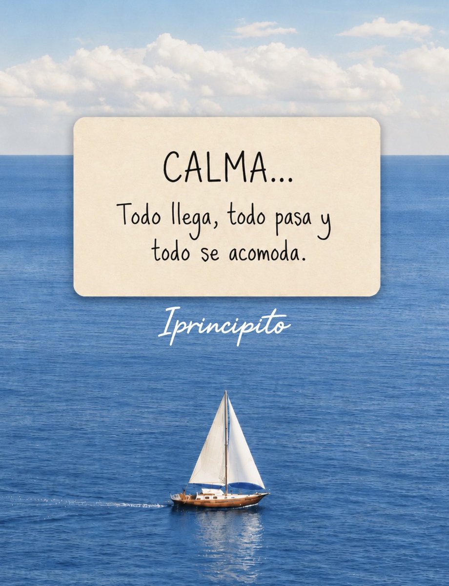 Calma…📩