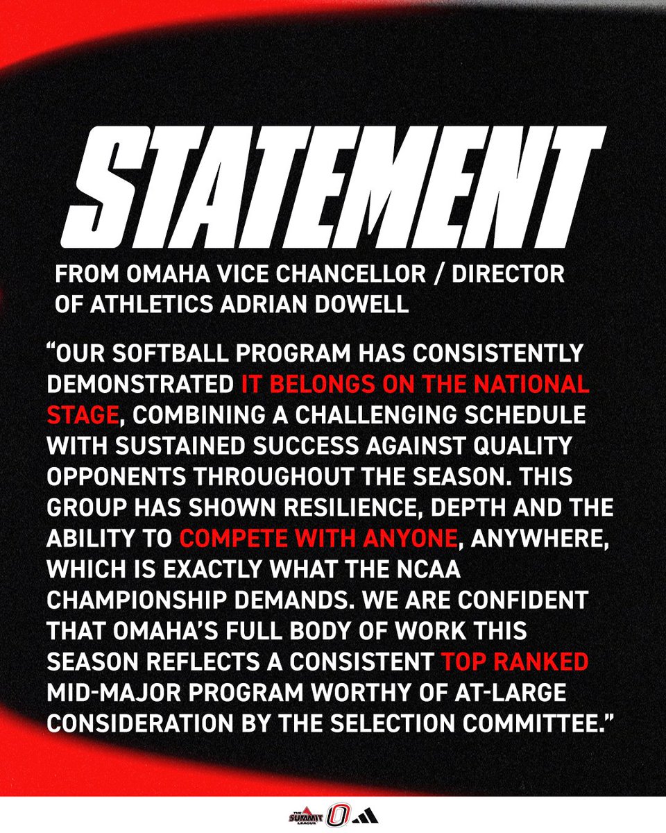 Omaha Softball tweet media