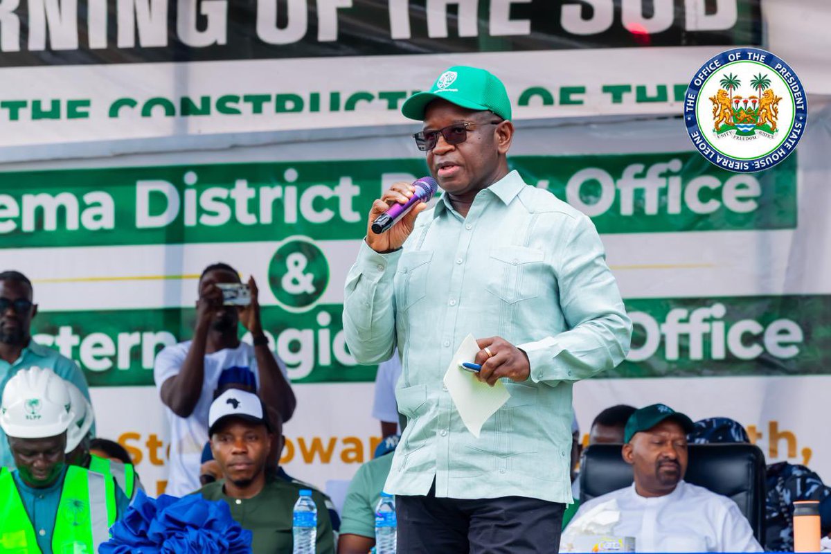 Julius Maada Bio tweet media