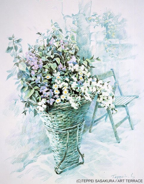 笹倉鉄平 Teppei Sasakura 『フラワー・バスケット〜Flower Basket