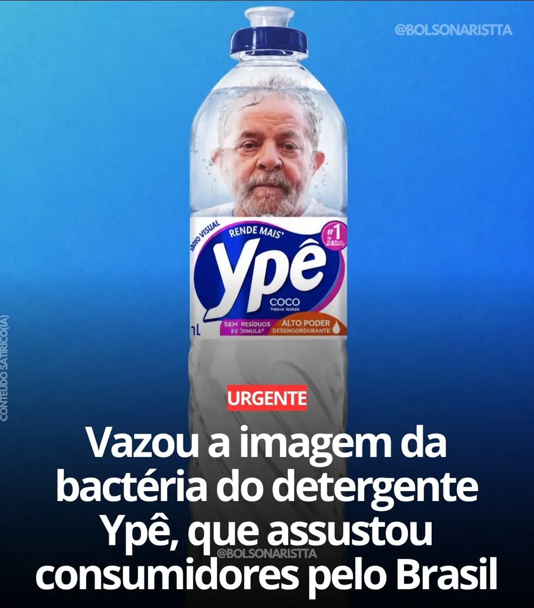 Pessoal, descobriram a bacteria do detergente Ypê 🤔