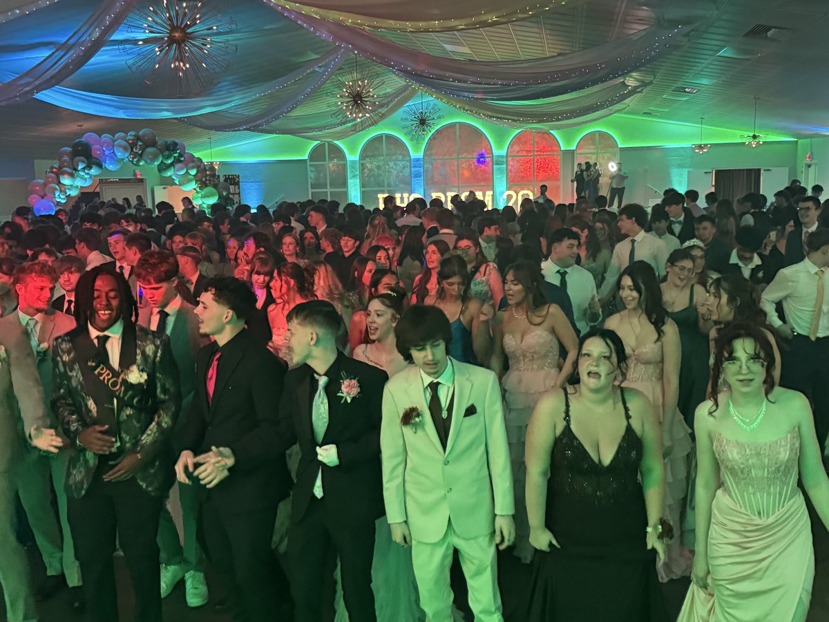 BHSMerrill's tweet photo. Prom is underway and the dancing has started.  Have a great night Class of 2026! https://t.co/43Eon8kzjx