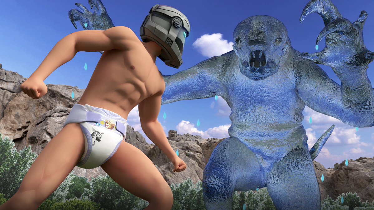 BucketRascal's tweet photo. If there's one thing that Monkey adores, it's getting himself into a ton of fun situations that get both him and his pampers super wet!

#abdl #adultdiaper #nappy #adultnappy #baby #diaper #diapers #ageregression #diaperboy #pamp #pamps #wetdiaper #wet https://t.co/eXVw9fbePt