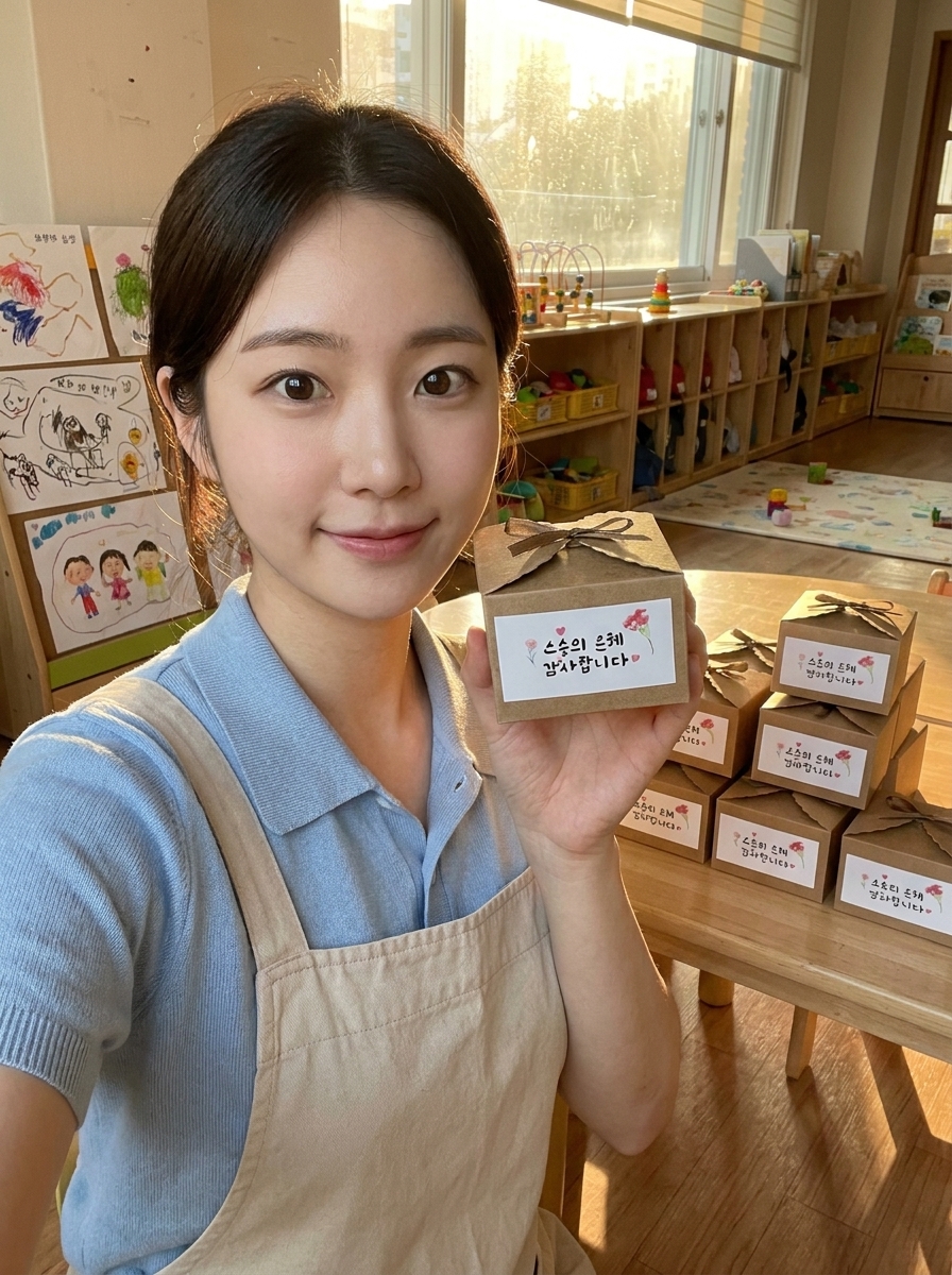 스승의 날 선물 2,900원으로 충분해요 🍪 수제 르뱅쿠키 3종 + 크라프트 박스 + 메시지 스티커, 전국 택배 발송 가능합니다 💕smartstore.naver.com/pongdangck