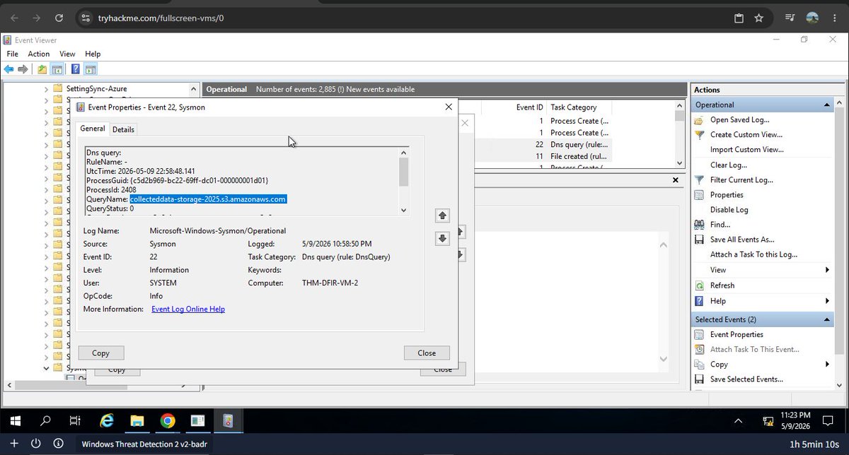 KyrianMax's tweet photo. After Initial Access — the real attack begins.

Discovery. Collection. Exfiltration.
All automated. All logged by Sysmon.

The attacker even checked for EDR before proceeding. 👀

Full breakdown 👇 https://t.co/jV1JlAuIlE
#SOC #BlueTeam #CyberSecurity #OpenToWork https://t.co/fsx4xYfNVJ