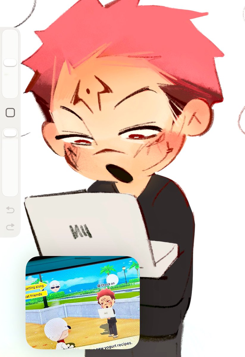 cadydae's tweet photo. so many adorable moments i canttt 😭 #sukuna #tomodachilife #jjk https://t.co/jhhsAFnEs6