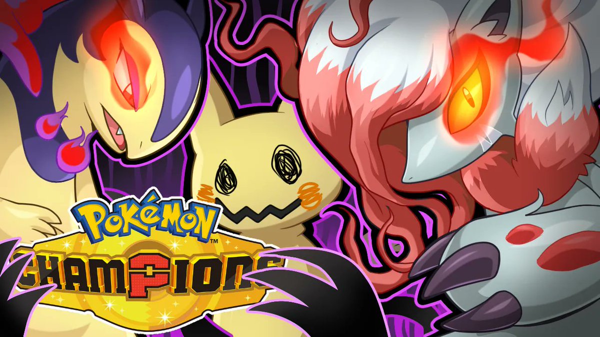 PlurpA's tweet photo. Pokémon champions thumbnail. Sketch to finish 👻 https://t.co/lZK2znsfdz